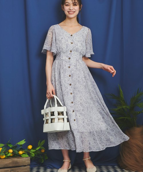 セール 50 Off 美人百花6月号掲載 ペイズリーワンピ ノエラ Noela Magaseek