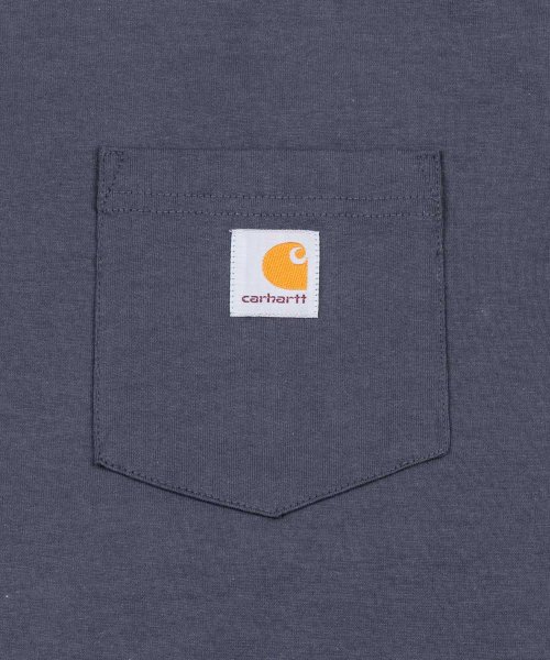 Rocky Monroe(ロッキーモンロー)/CARHARTT カーハート Tシャツ メンズ レディース K87 ポケTee 半袖 無地 ポケット ワークウェア ルーズシルエット ビッグサイズ クルーネック/img19