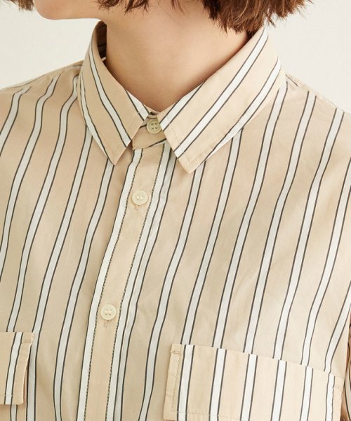 セール ストライプロングシャツワンピース ロペピクニック Rope Picnic Magaseek