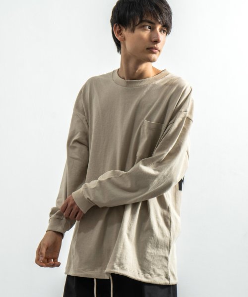 クーポン開催中 Kangol カンゴール ロングtシャツ メンズ ユニセックス 長袖 裾スピンドル ドローコード コットン 綿 プリント ストリート ビッグシルエット オーバー ロッキーモンロー Rocky Monroe Magaseek