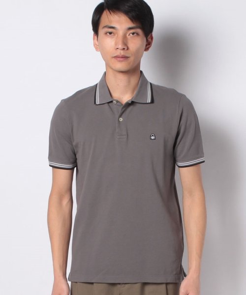 BENETTON (mens)(ベネトン（メンズ）)/ラインストレッチポロシャツ/img32