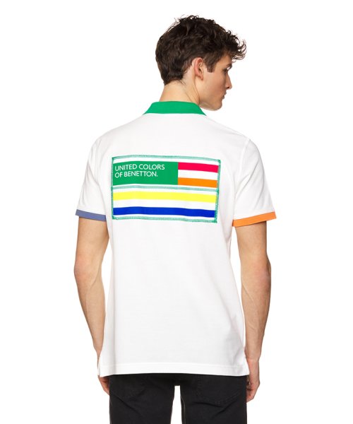 BENETTON (mens)(ベネトン（メンズ）)/レインボーフラッグポロシャツ/img02