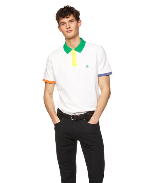 BENETTON (mens)(ベネトン（メンズ）)/レインボーフラッグポロシャツ/img03