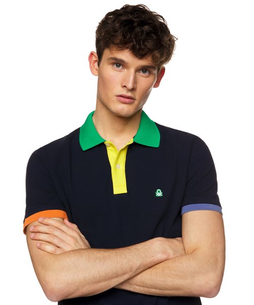 BENETTON (mens)(ベネトン（メンズ）)/レインボーフラッグポロシャツ/img12