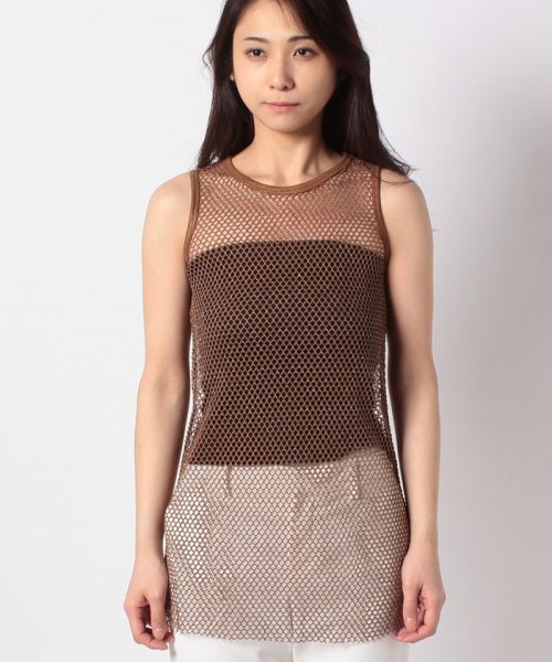 セール ラメメッシュタンクトップ シスレー レディス Sisley Magaseek セール ラメメッシュタンクトップ シスレー レディス Sisley Magaseek