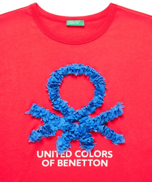 BENETTON (UNITED COLORS OF BENETTON GIRLS)(ユナイテッド　カラーズ　オブ　ベネトン　ガールズ)/モチーフロゴTシャツ・カットソー/img11