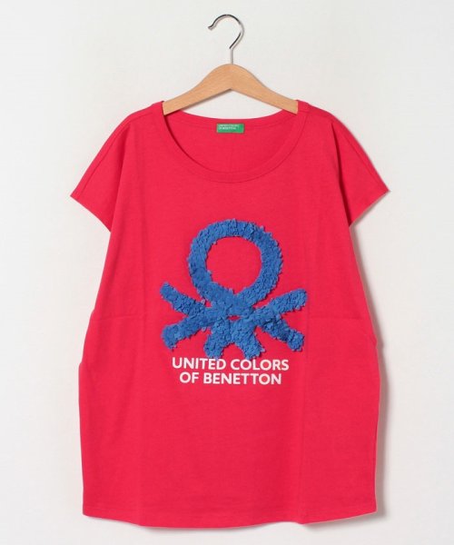 BENETTON (UNITED COLORS OF BENETTON GIRLS)(ユナイテッド　カラーズ　オブ　ベネトン　ガールズ)/モチーフロゴTシャツ・カットソー/img12