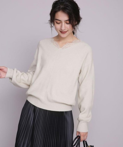 セール 40 Off Aperi レースインナーset前後2wayニット ナノ ユニバース Nano Universe Magaseek