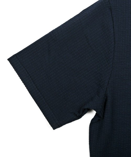 LUXSTYLE(ラグスタイル)/フェイクレイヤードTシャツ/Tシャツ メンズ 半袖 シアサッカー 無地 フェイクレイヤード/img15