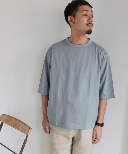 URBAN RESEARCH DOORS(アーバンリサーチドアーズ)/ダブルシルケット6分袖Tシャツ/img05