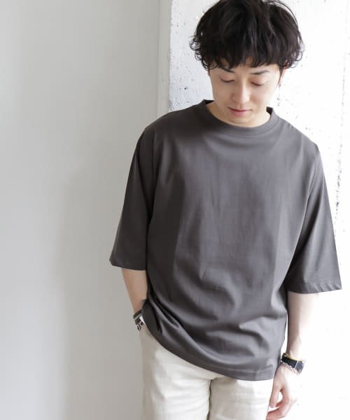 URBAN RESEARCH DOORS(アーバンリサーチドアーズ)/ダブルシルケット6分袖Tシャツ/img11