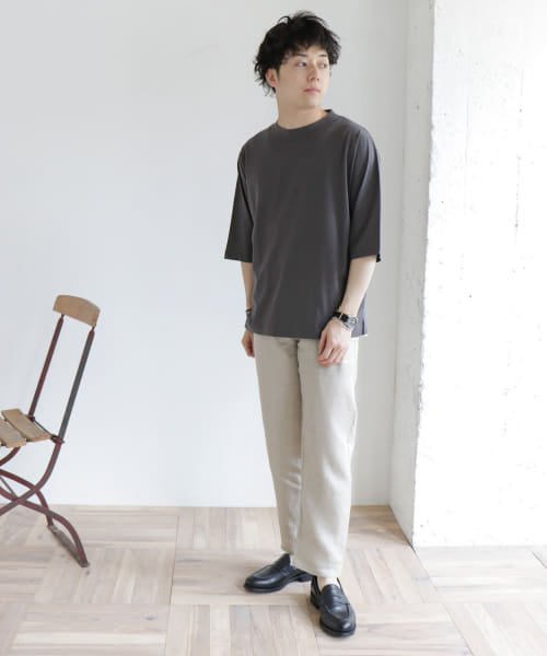 URBAN RESEARCH DOORS(アーバンリサーチドアーズ)/ダブルシルケット6分袖Tシャツ/img12