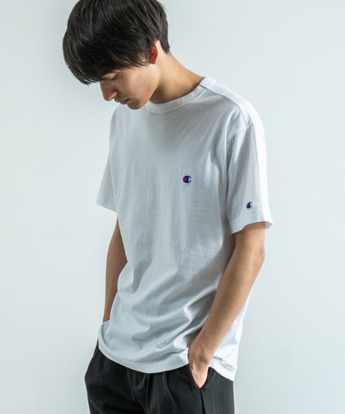 Rocky Monroe(ロッキーモンロー)/半袖Tシャツ メンズ ユニセックス ワンポイント ロゴ 刺繍 無地 シンプル カジュアル 綿 コットン BASIC Champion チャンピオン クルーネック/img04