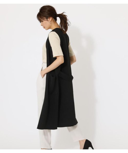 AZUL by moussy(アズールバイマウジー)/BACK BELT KNIT VEST/img01