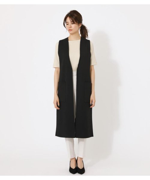 AZUL by moussy(アズールバイマウジー)/BACK BELT KNIT VEST/img03