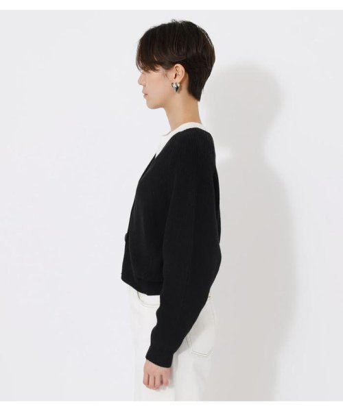 AZUL by moussy(アズールバイマウジー)/BUTTON SHORT CARDIGAN/img04