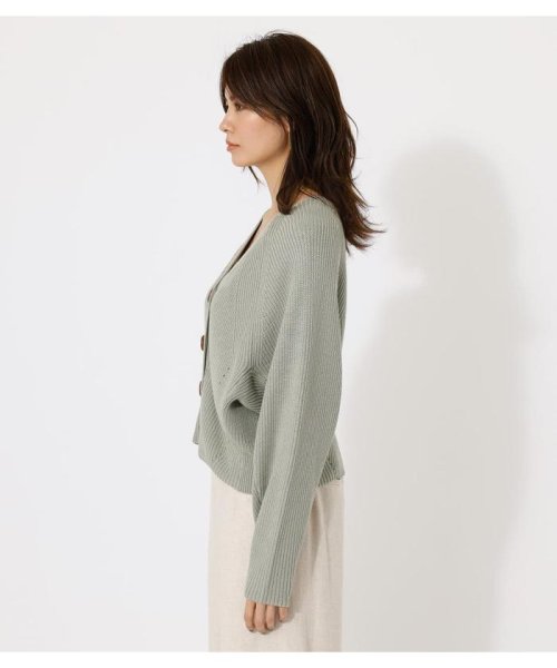 AZUL by moussy(アズールバイマウジー)/BUTTON SHORT CARDIGAN/img20