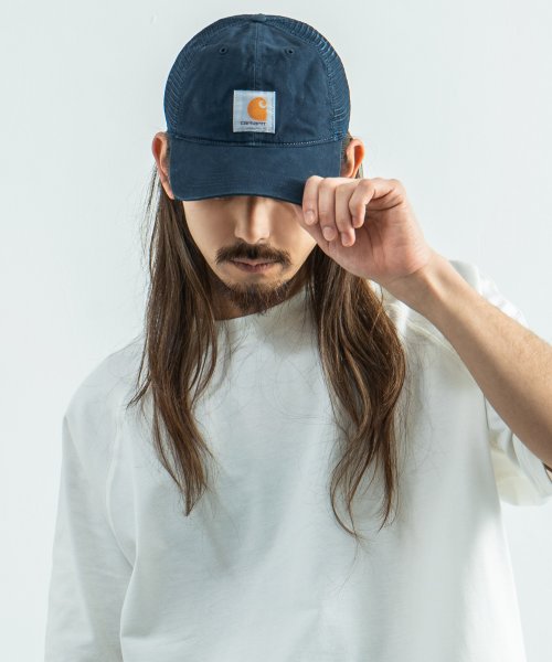 Rocky Monroe(ロッキーモンロー)/CARHARTT カーハート ベースボールキャップ 帽子 メンズ レディース スナップバック 6パネル メッシュ ストリート ワーク カジュアル ダック生地 綿/img07