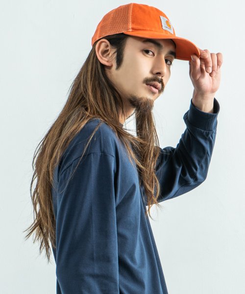 Rocky Monroe(ロッキーモンロー)/CARHARTT カーハート ベースボールキャップ 帽子 メンズ レディース スナップバック 6パネル メッシュ ストリート ワーク カジュアル ダック生地 綿/img17