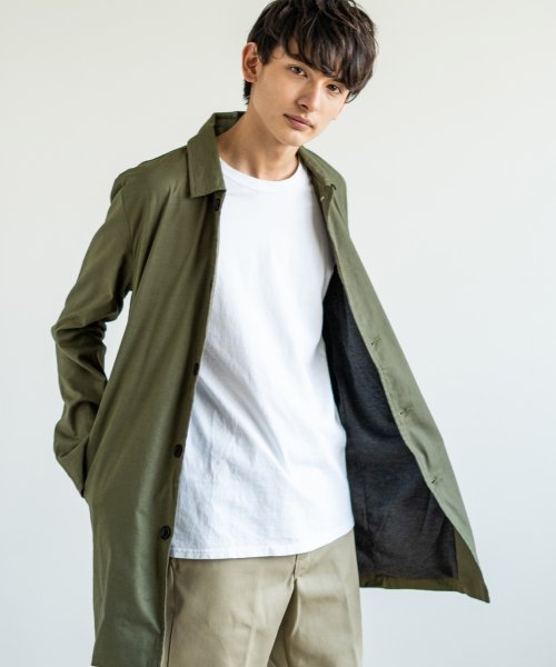 ステンカラーコート メンズ アウター リネン 綿麻 スプリングコート ストレッチ シャツコート ショップコート ビジネス ネイビー Rd Ghost アールディ ロッキーモンロー Rocky Monroe Magaseek ステンカラーコート メンズ アウター リネン 綿麻 スプリングコート ストレッチ シャツコート ショップコート ビジネス ネイビー Rd Ghost アールディ ロッキーモンロー Rocky Monroe Magaseek