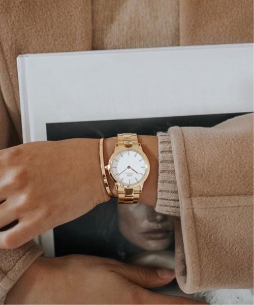 DW00100211 ICONIC LINK 32RG White【 ウォッチ 】 ダニエル ICONIC LINK 32RG Link 納品書