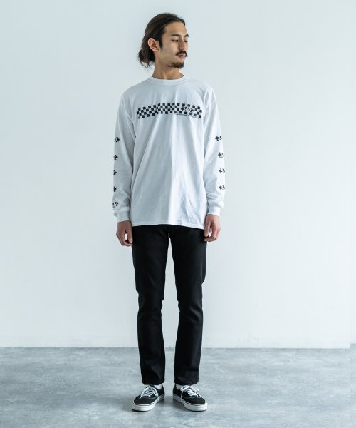 Rocky Monroe(ロッキーモンロー)/ロンT メンズ プリント Tシャツ USAコットン 米綿 丸胴 長袖 クルーネック スケーター ストリート Audience オーディエンス AUD6111 A/img16