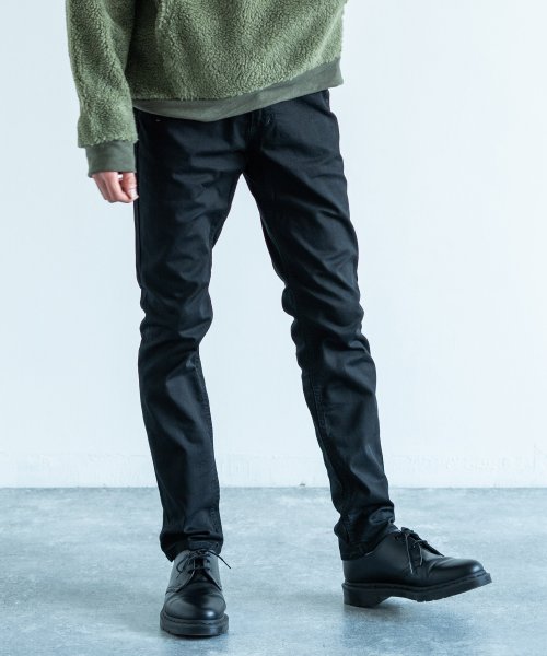 セール チノパン メンズ テーパード スリム ストレッチ 伸縮性 黒 白 綿パン コットン カラーパンツ カジュアル 無地 シンプル キレイめ カジュアル 日本製 国産 ロッキーモンロー Rocky Monroe Magaseek