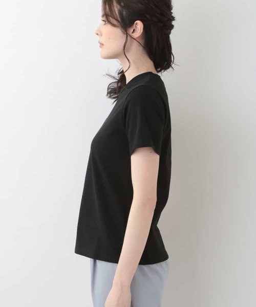 OFUON(オフオン)/メッセージロゴ刺繍Tシャツ/img02