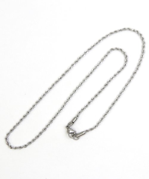 MAISON mou(メゾンムー)/【ego na gh?i/エゴナハイ】stainless necklacce twist chain /ステンレスネックレスねじれチェーン2/img06