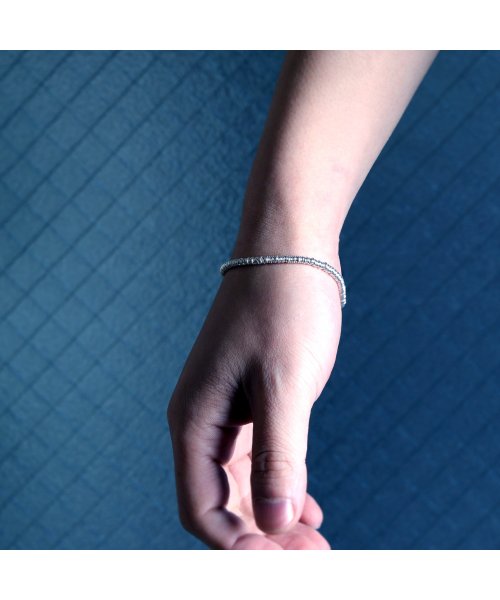 MAISON mou(メゾンムー)/【YArKA/ヤーカ】silver925 circle beads chain bracelet [mus]/サークルビーズチェーンブレスレット　シルバー925/img02