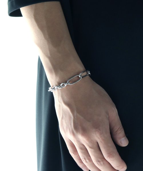 MAISON mou(メゾンムー)/【YArKA/ヤーカ】silver925 mix chain bracelet [HB1]/ミックスチェーンブレスレット シルバー925 /img09