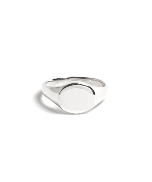 MAISON mou(メゾンムー)/【YArKA/ヤーカ】silver925 flat face circle ring[ffcr]/丸面リング シルバー925 /img04