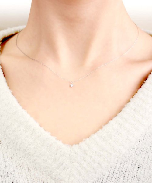 セール Pt 天然ダイヤモンド 0 2ct 6本爪 プラチナネックレス 45cmチェーン ジュエリーセレクション Jewelry Selection Magaseek