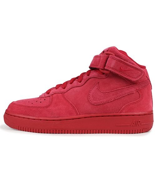 NIKE AIR FORCE 1 GS ナイキ エアフォース1 MID レディース スニーカー 314195－603 レッド(503107478) |  ナイキ(NIKE) - MAGASEEK