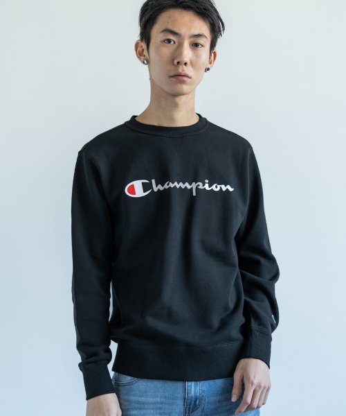 Rocky Monroe(ロッキーモンロー)/トレーナー メンズ スウェット Champion チャンピオン クルーネック 長袖 BASIC ベーシック ロゴ 刺繍 C3－H004 8489/img01