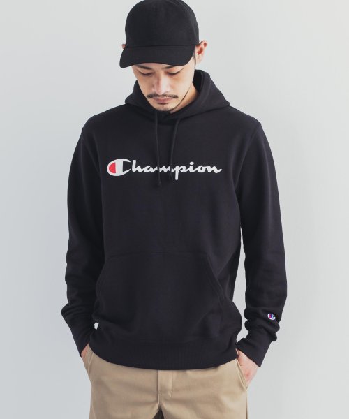 Rocky Monroe(ロッキーモンロー)/パーカー メンズ スウェット 長袖 Champion チャンピオン BASIC ベーシック ロゴ 刺繍 フード付き フーディー プルオーバー C3－J117 8/img01