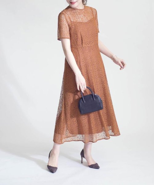 セール 40 Off Little Black レースショートスリーブロングワンピース パーティー用 シップス ウィメン Ships Women Magaseek
