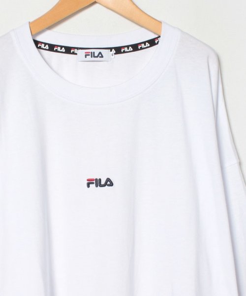 MARUKAWA(大きいサイズのマルカワ)/【別注】【FILA】フィラ 大きいサイズ ビッグシルエット ミニロゴ刺繍 半袖Ｔシャツ ユニセックス/img02