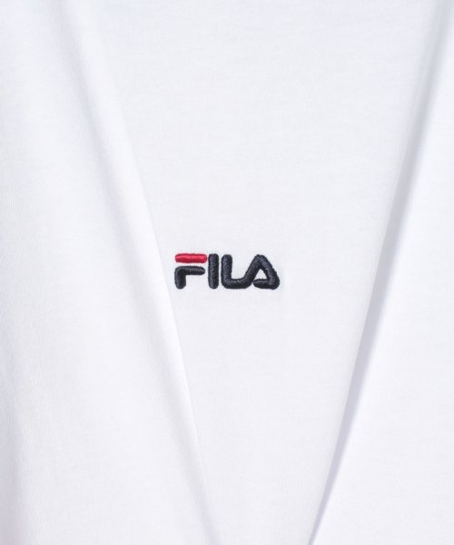 MARUKAWA(大きいサイズのマルカワ)/【別注】【FILA】フィラ 大きいサイズ ビッグシルエット ミニロゴ刺繍 半袖Ｔシャツ ユニセックス/img04