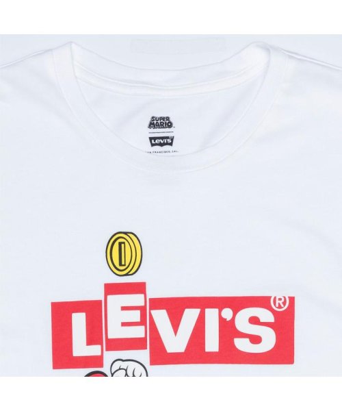 Levi's(リーバイス)/グラフィッククルーネックTシャツ MARIO BOXTAB BING WHITE/img06