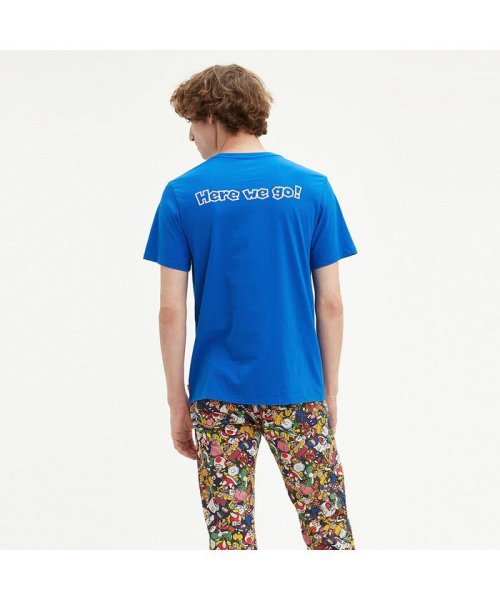Levi's(リーバイス)/グラフィッククルーネックTシャツ LUIGI LC PATCH BLUE/img01