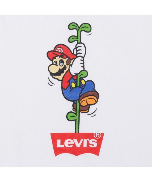 Levi's(リーバイス)/グラフィッククルーネックTシャツ MARIO BW VINE WHITE/img03