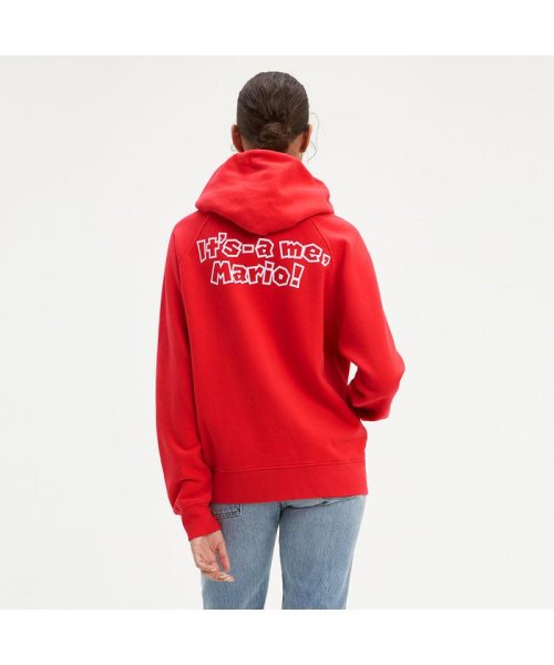 Levi's(リーバイス)/グラフィックスポーツフーディ WMN MARIO HOODIE RED/img01