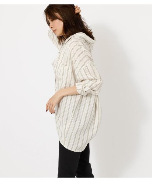 AZUL by moussy(アズールバイマウジー)/BACK TAIL LOOSE SHIRTS/img09