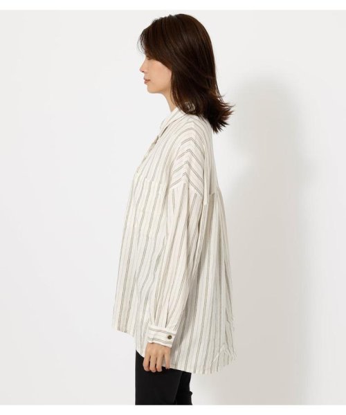 AZUL by moussy(アズールバイマウジー)/BACK TAIL LOOSE SHIRTS/img12