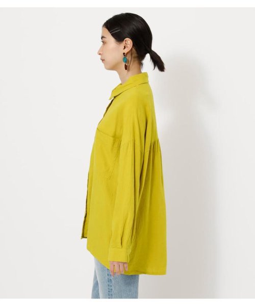 AZUL by moussy(アズールバイマウジー)/BACK TAIL LOOSE SHIRTS/img20