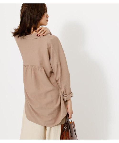 AZUL by moussy(アズールバイマウジー)/BACK TAIL LOOSE SHIRTS/img25