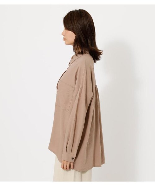 AZUL by moussy(アズールバイマウジー)/BACK TAIL LOOSE SHIRTS/img28
