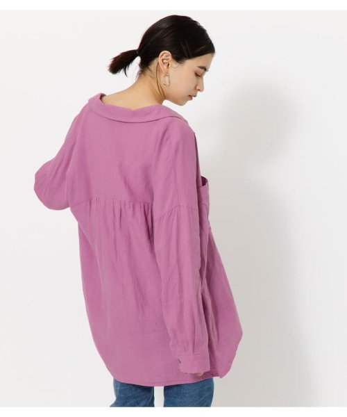 AZUL by moussy(アズールバイマウジー)/BACK TAIL LOOSE SHIRTS/img33