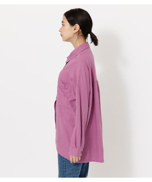 AZUL by moussy(アズールバイマウジー)/BACK TAIL LOOSE SHIRTS/img36